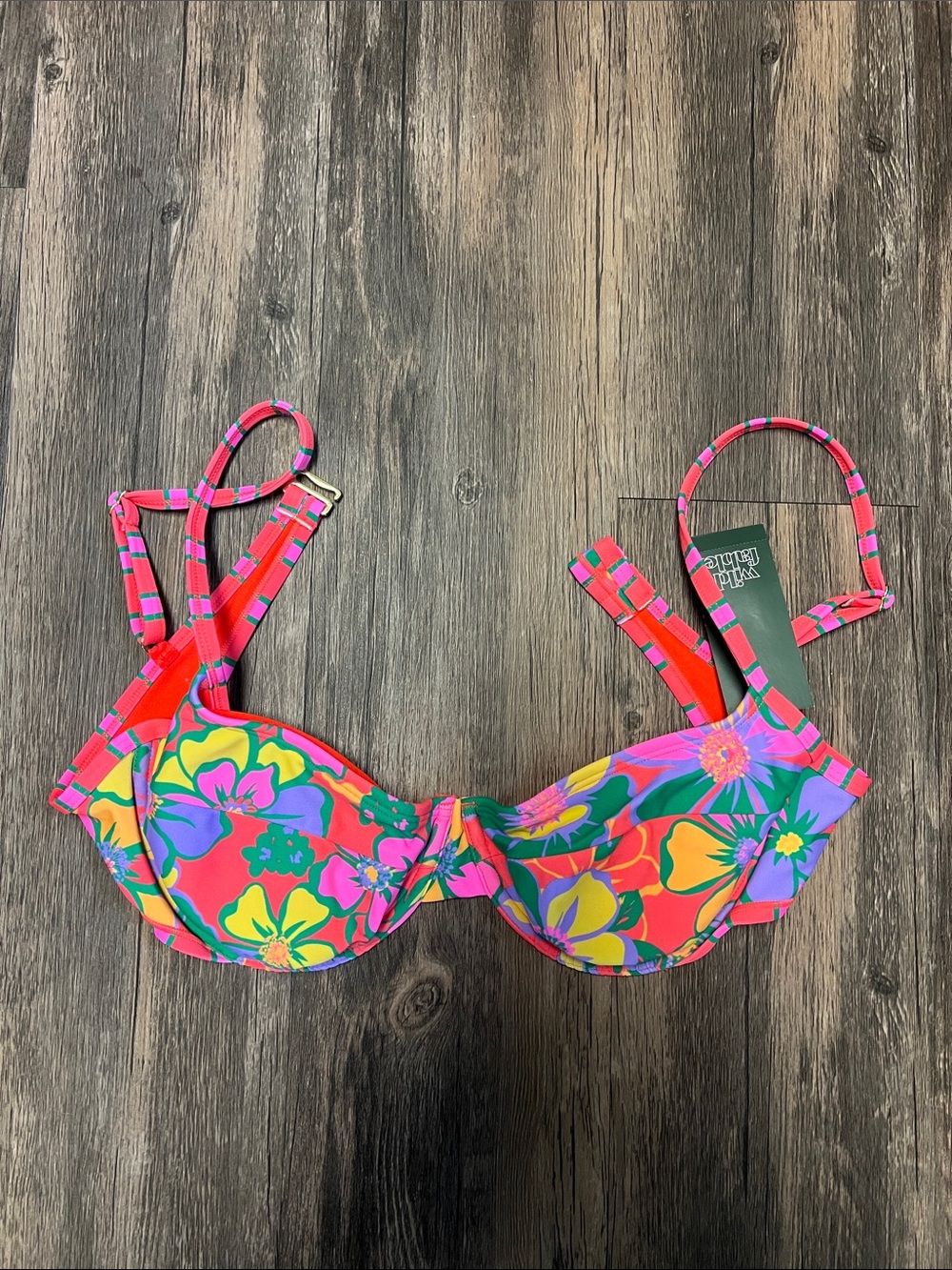 wild fable bikini top floral